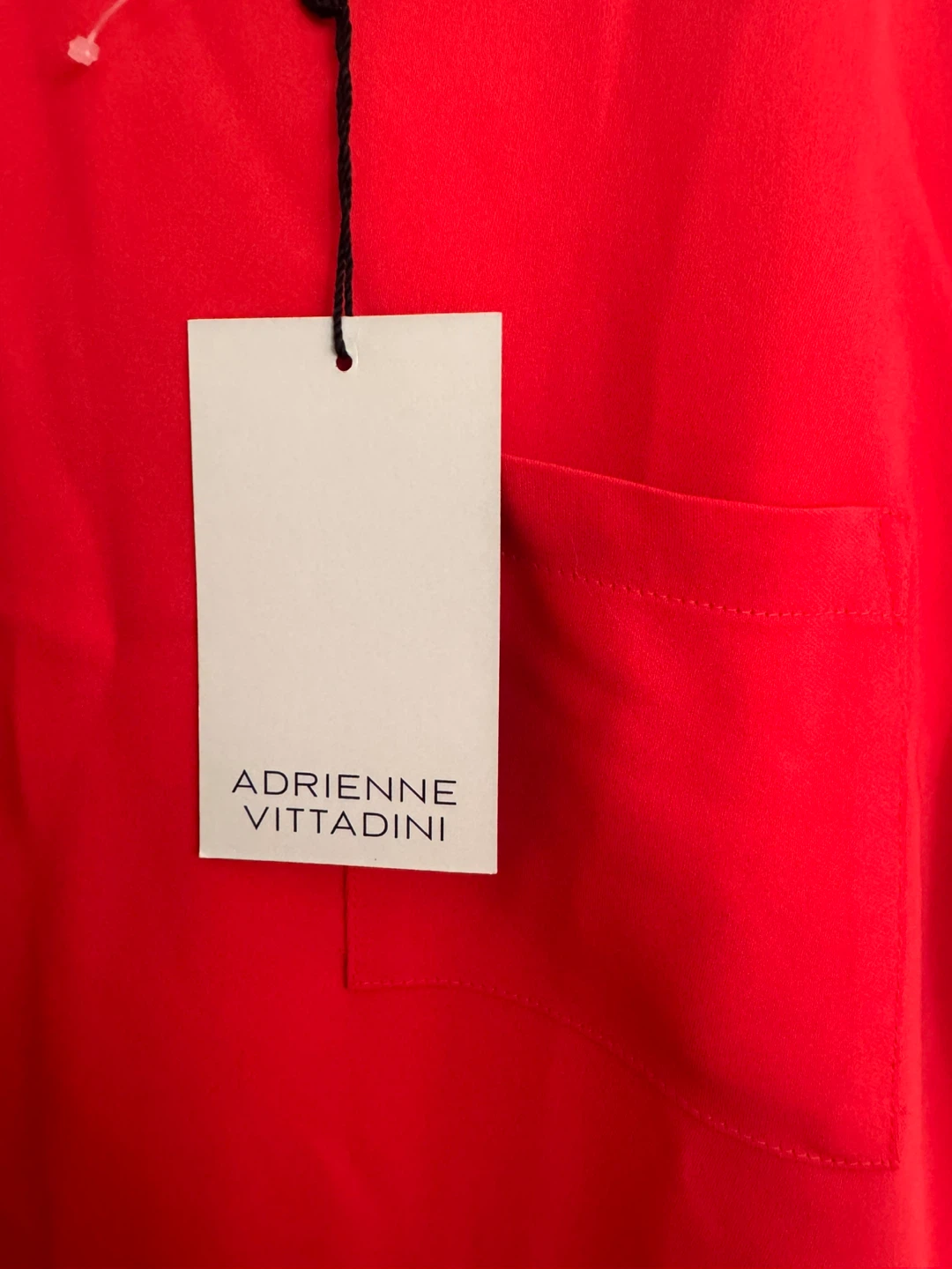 Adrienne Vittadini Red Dress Size 6 - photo 3