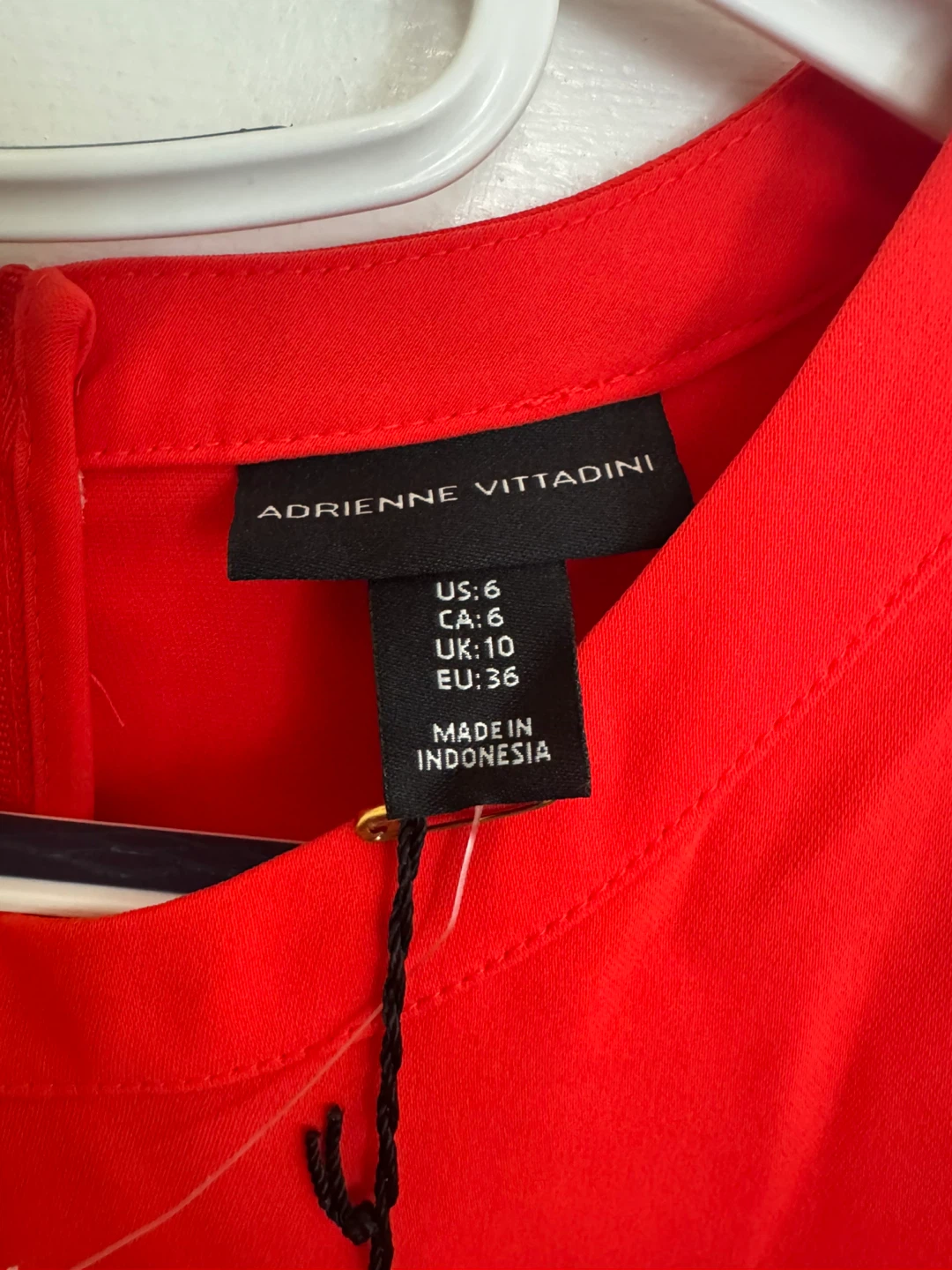 Adrienne Vittadini Red Dress Size 6 - photo 2