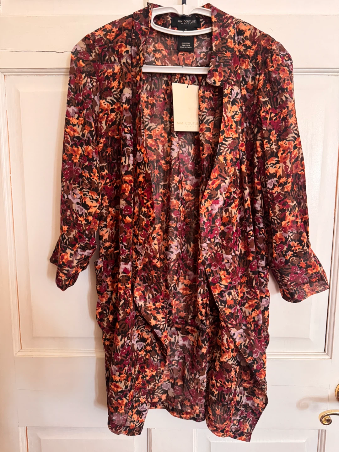 MM Couture by Miss Me Floral Duster Kimono