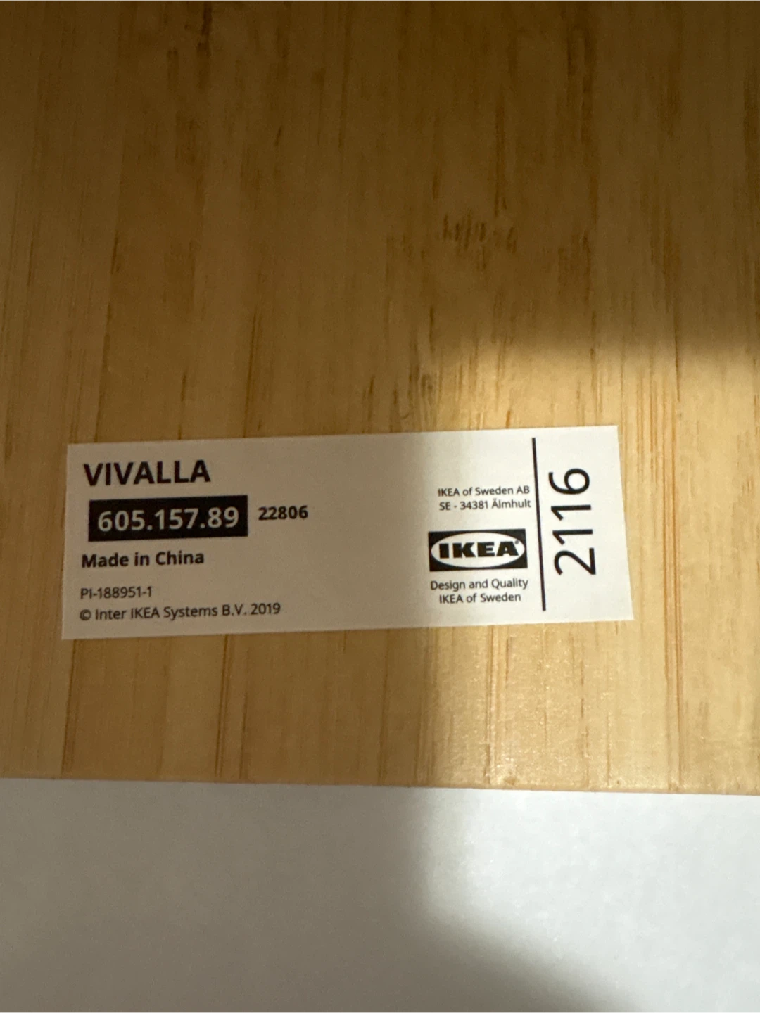 IKEA VALLA Bamboo Tablet Stand - photo 3
