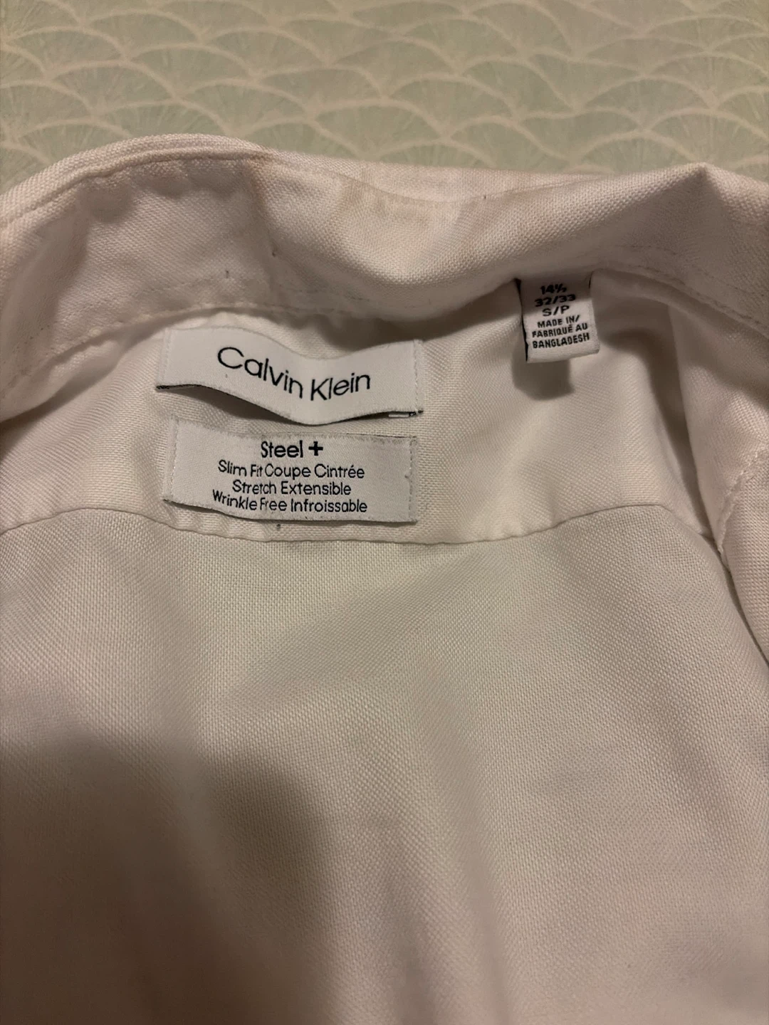 Calvin Klein Steel Slim Fit Stretch Wrinkle Free Dress Shirt - photo 2
