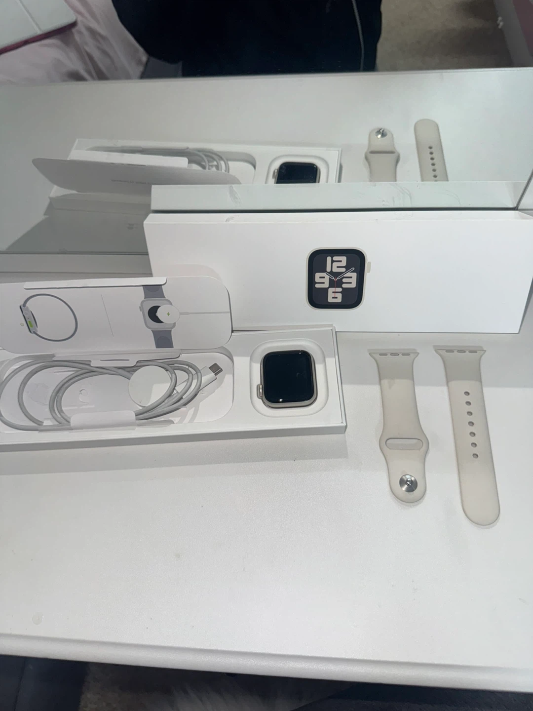 Apple Watch SE 2nd Gen, 45mm Starlight Aluminium Case