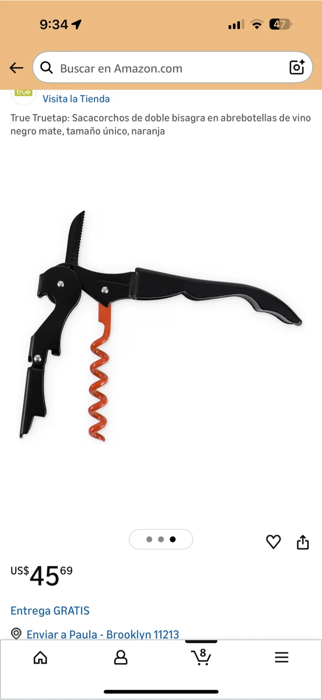 True Truetap Double-Hinged Corkscrew