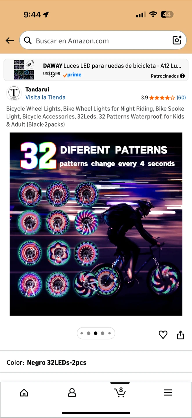 Bicycle Wheel Lights - 32 Patterns, Waterproof - photo 5