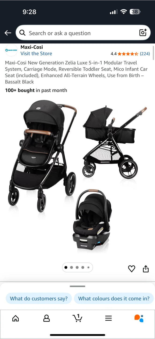 Maxi Cosi Zelia Stroller and car seat - photo 5