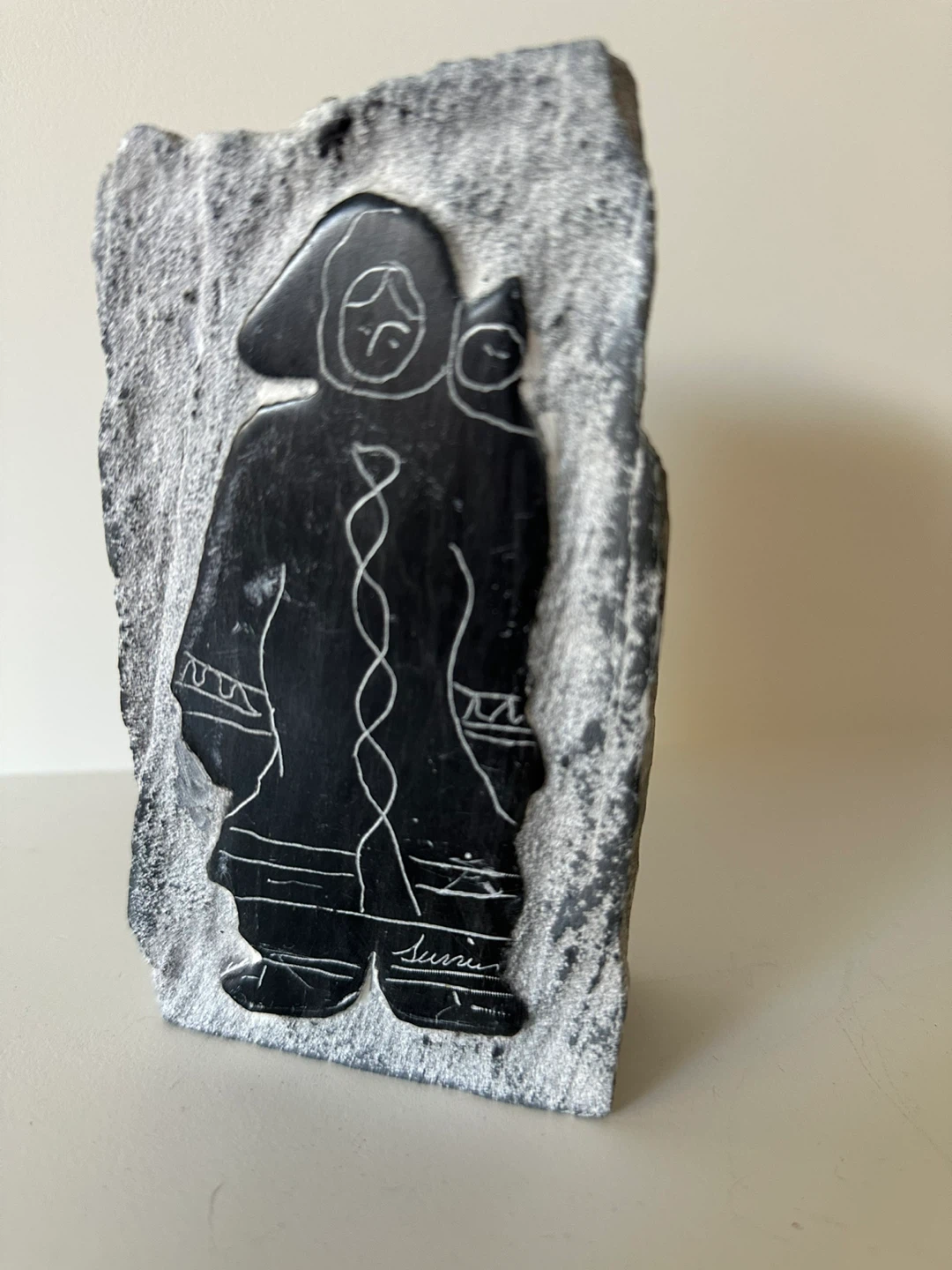 Stone Carving Art Sculpture Mother and Child