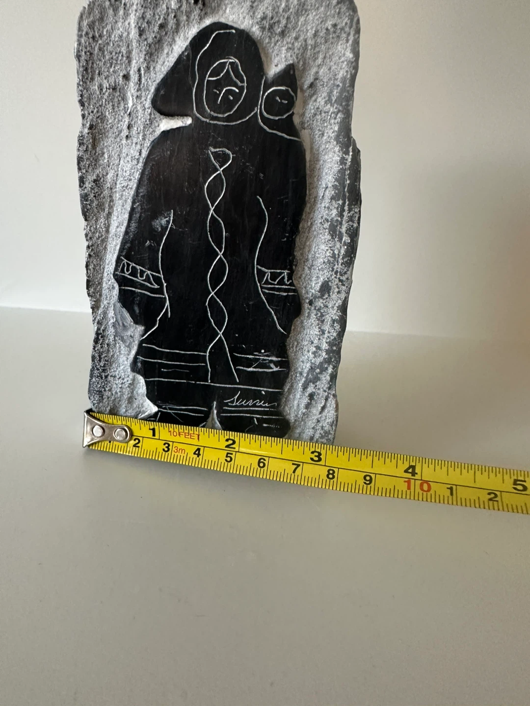 Stone Carving Art Sculpture Mother and Child - photo 3