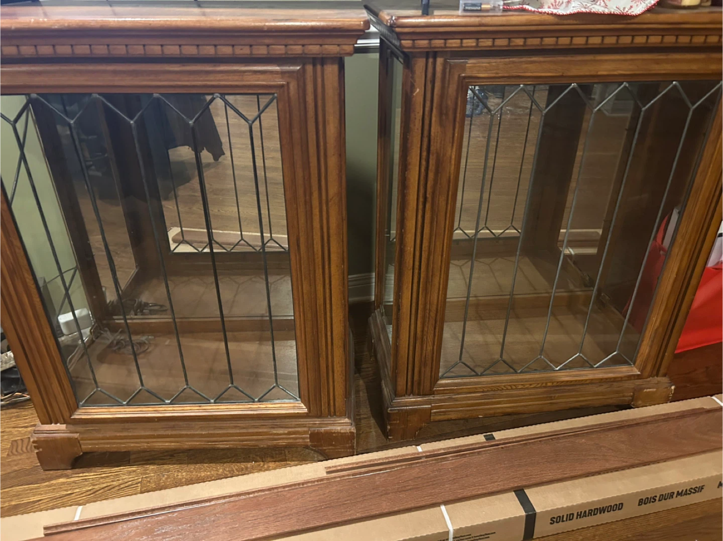 Wooden Glass Display Cabinet - photo 2