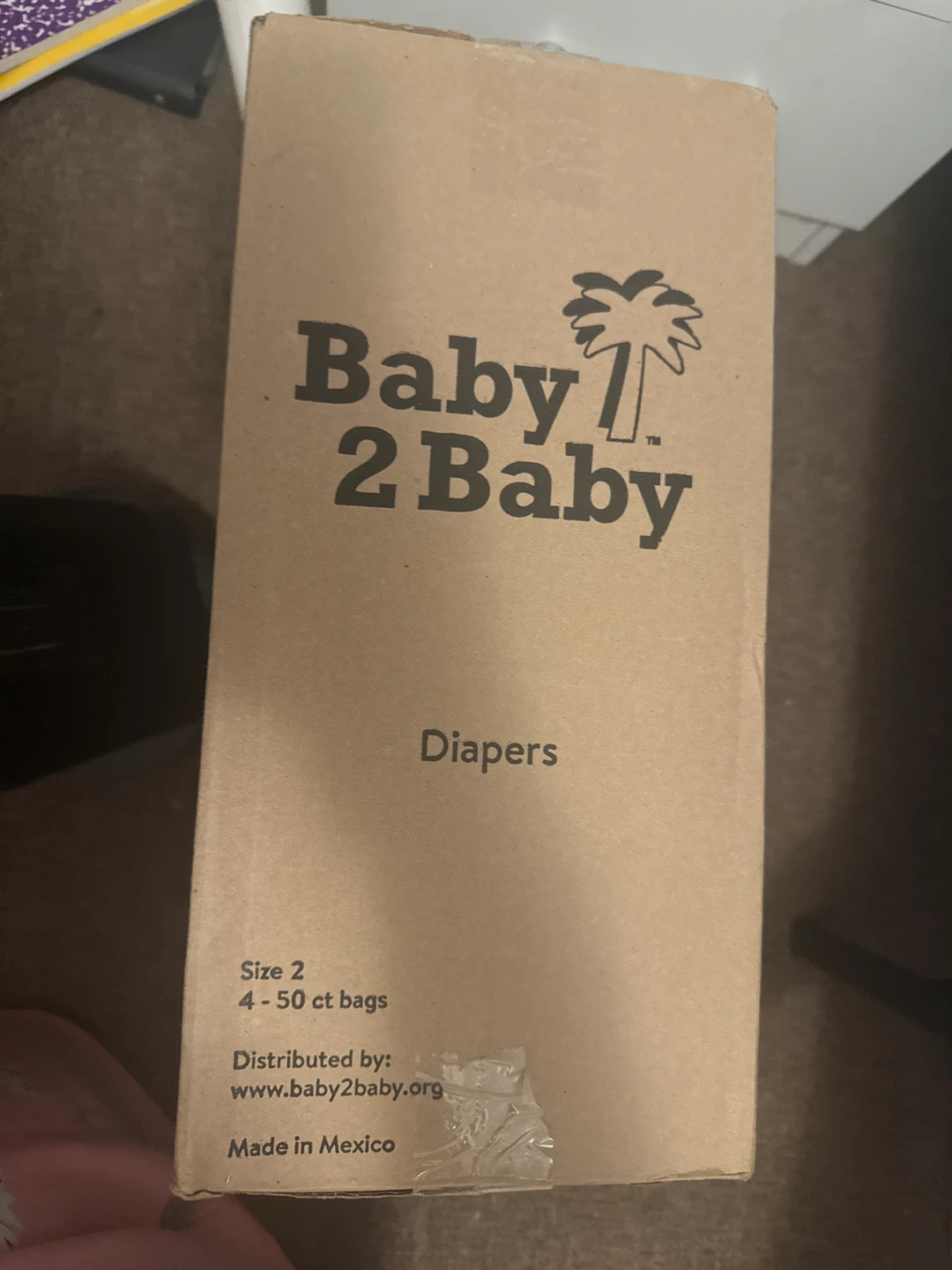 Baby 2 Baby Diapers Size 2 - 4 (50 ct bags)