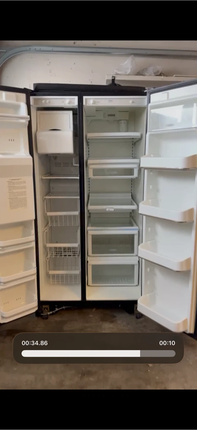 KitchenAid Stainless Steel Side-by-Side Refrigerator - photo 2