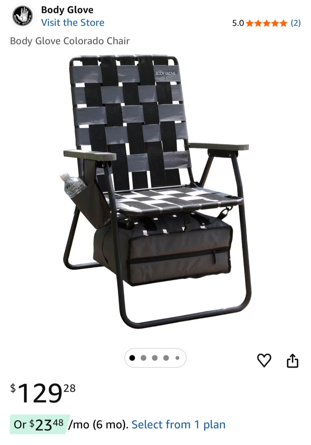 Body Glove Colorado Folding Camp Chair with Cooler - photo 3