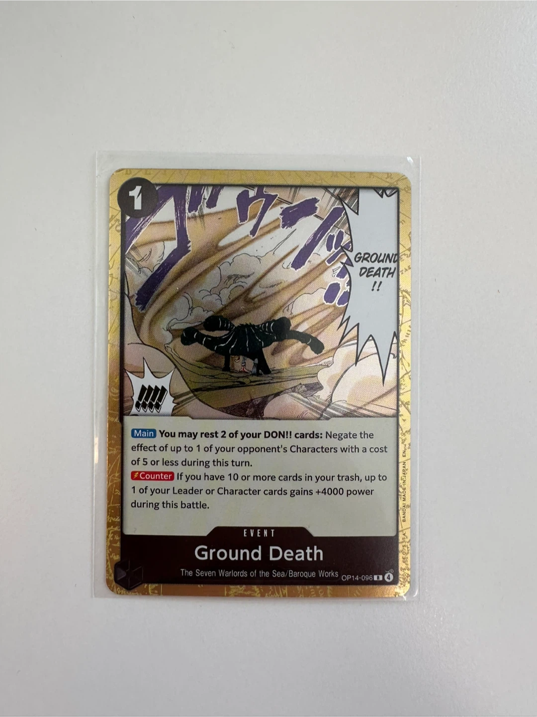 OP14 Ground Death One Piece TCG