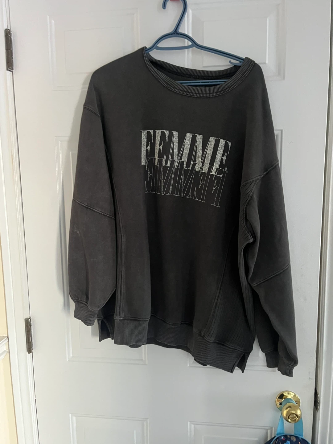 Grey "FEMME IMMORTEL" Sweatshirt - photo 2