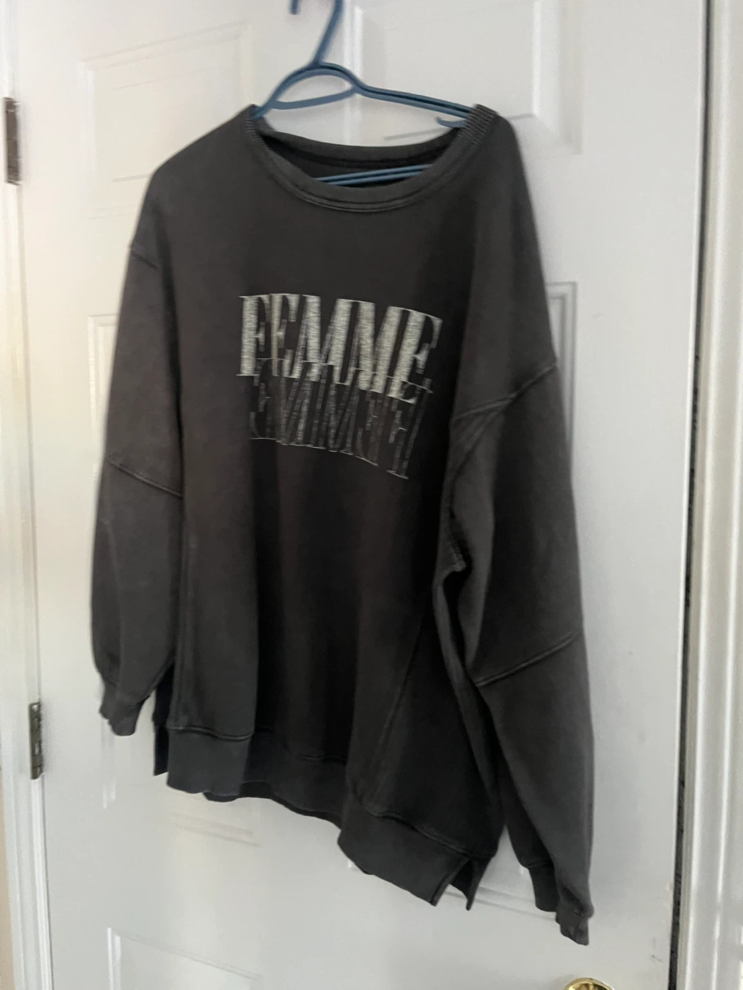 Grey "FEMME IMMORTEL" Sweatshirt