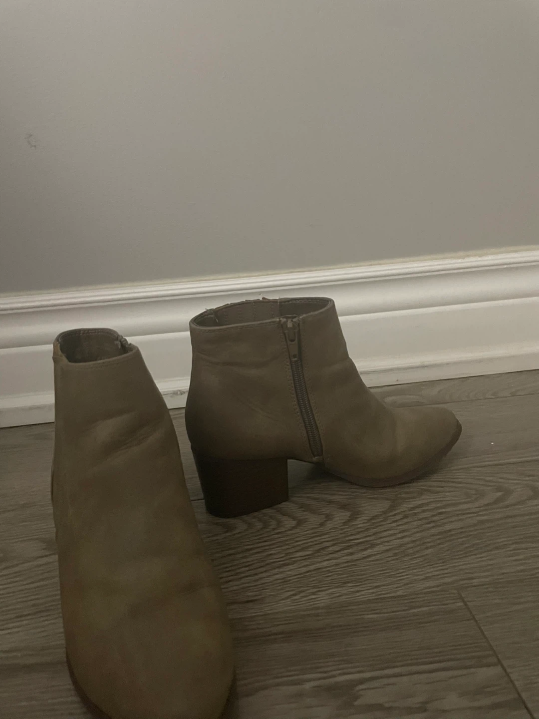 Women's Tan Ankle Boots with Block Heel - photo 3