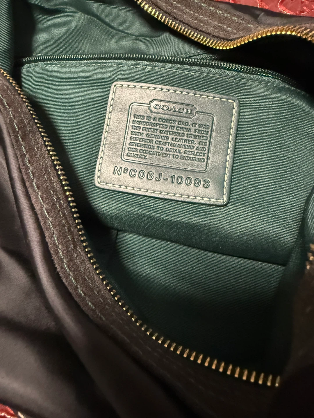 COACH Black Nylon Hobo Bag - photo 5