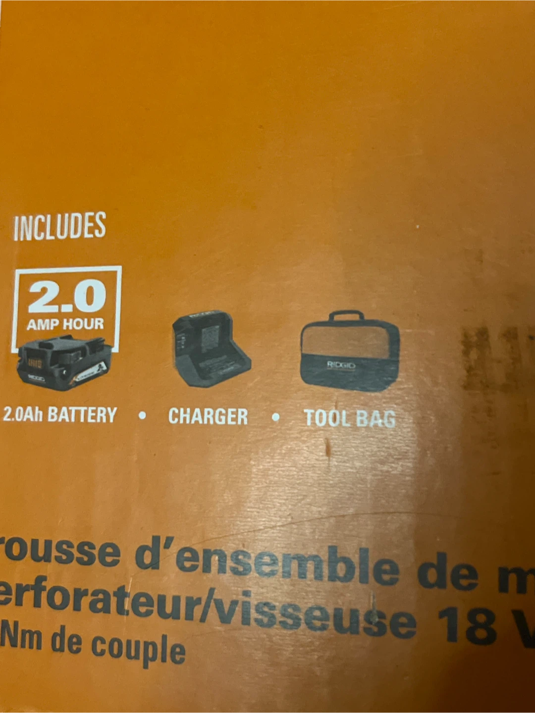 BRAND NEW RIDGID 18V 1/2 in. Hammer Drill Kit with 2.0Ah Battery - photo 5