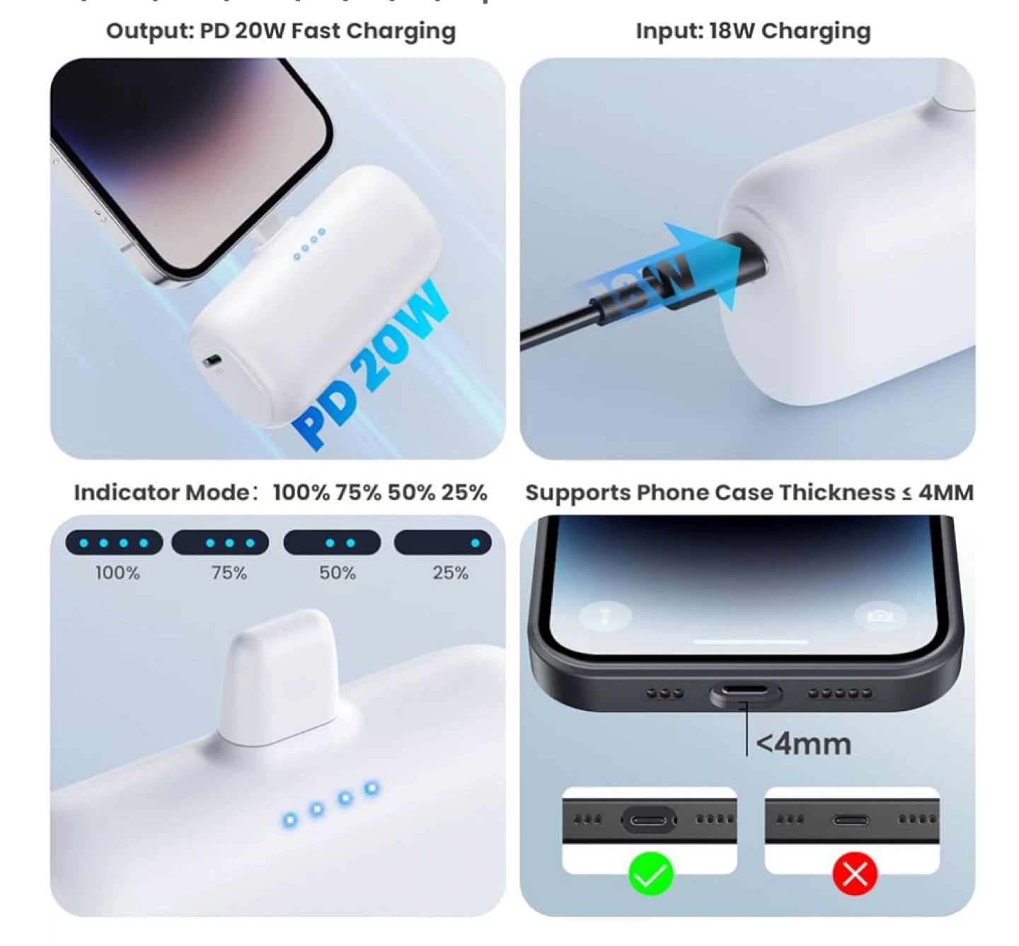 Portable Power Bank 2-Pack 5200mAh - photo 4