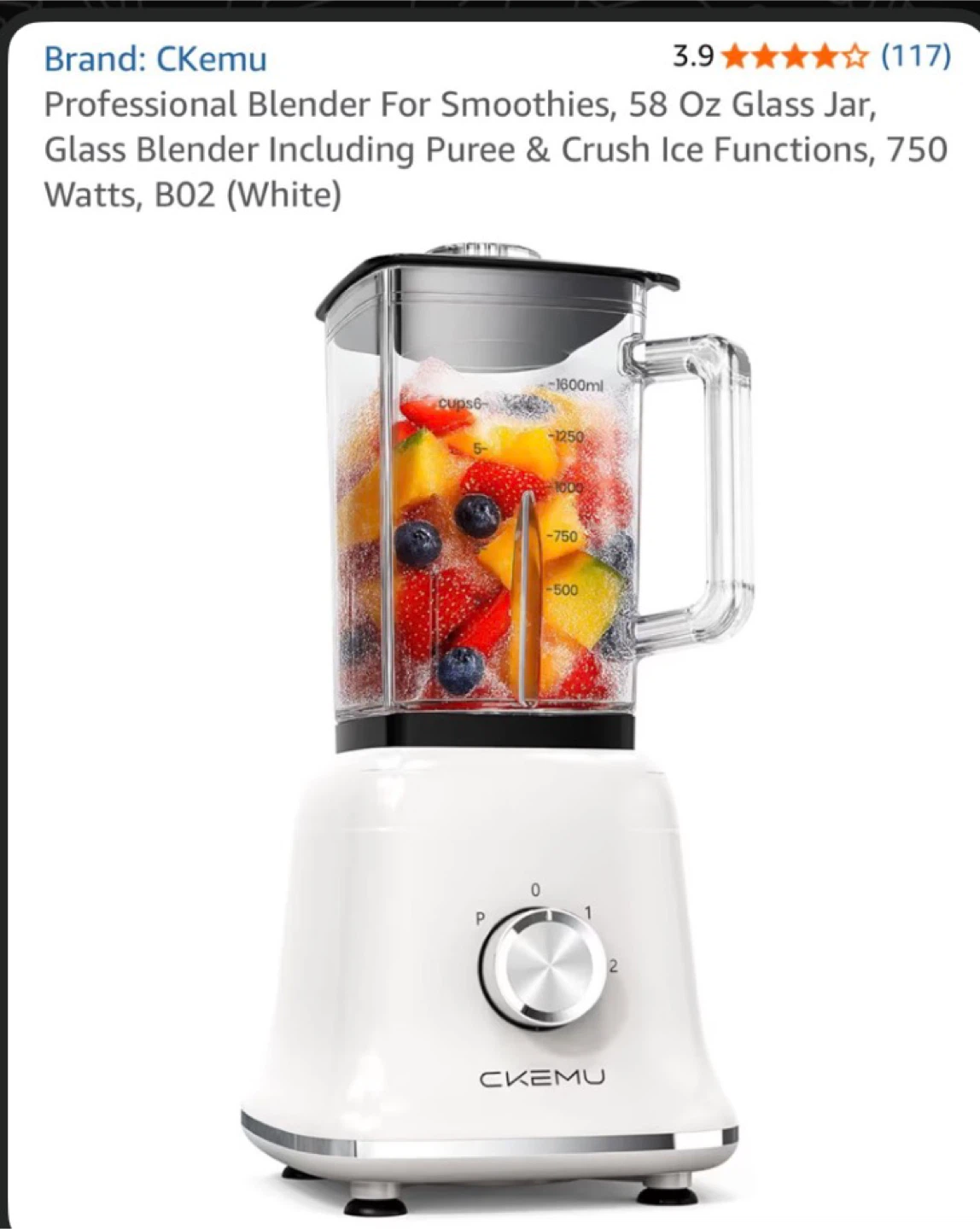 Professional Blender - White C--kemu - photo 2