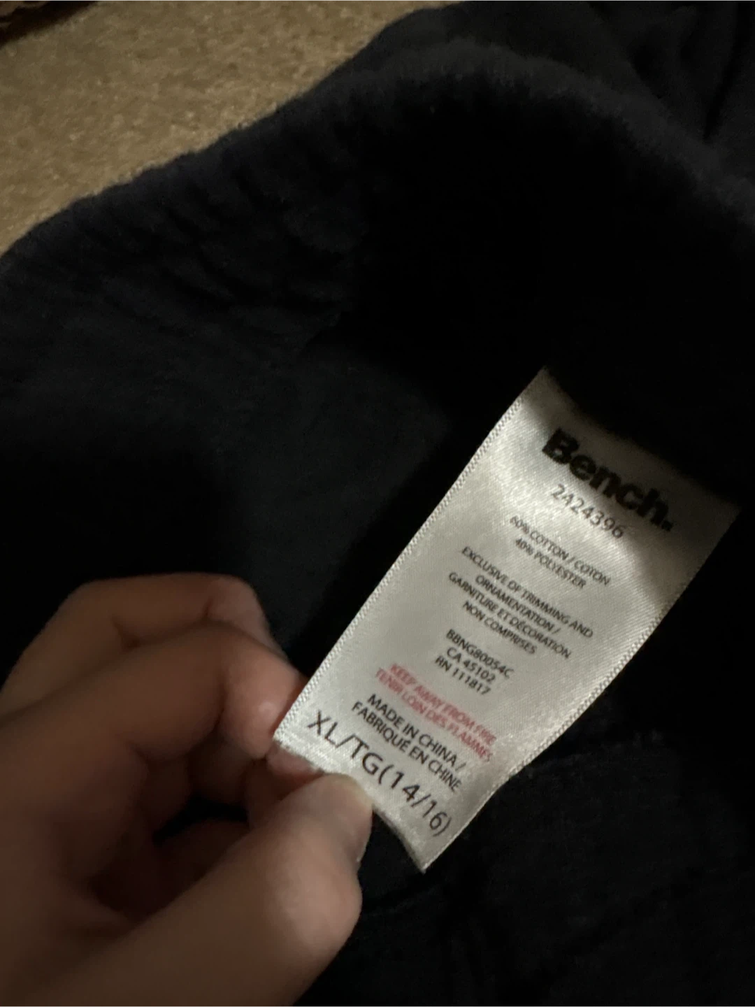 Bench Black Joggers - XL/TG (14/16) - photo 3