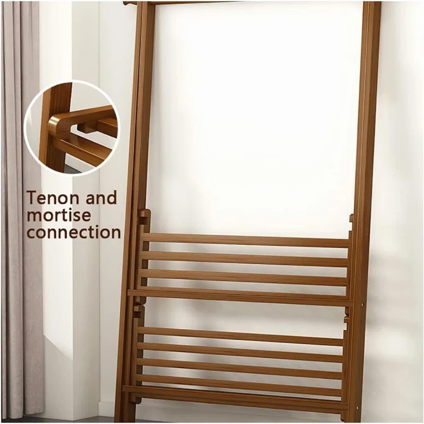 Bamboo Foldable Clothing Shelf 26 Inch - photo 3