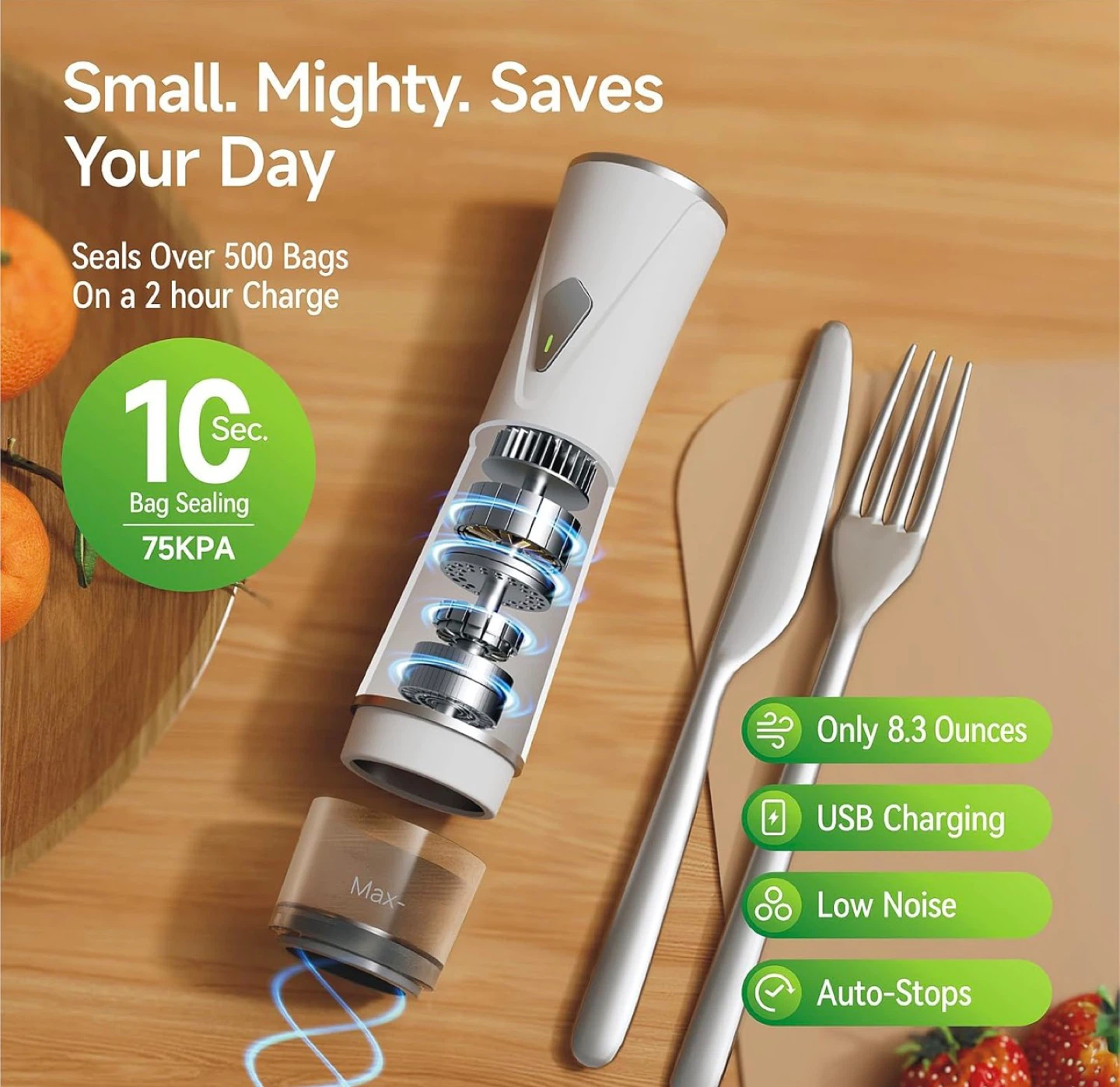 Rechargeable Vacuum Sealer Kit - photo 3