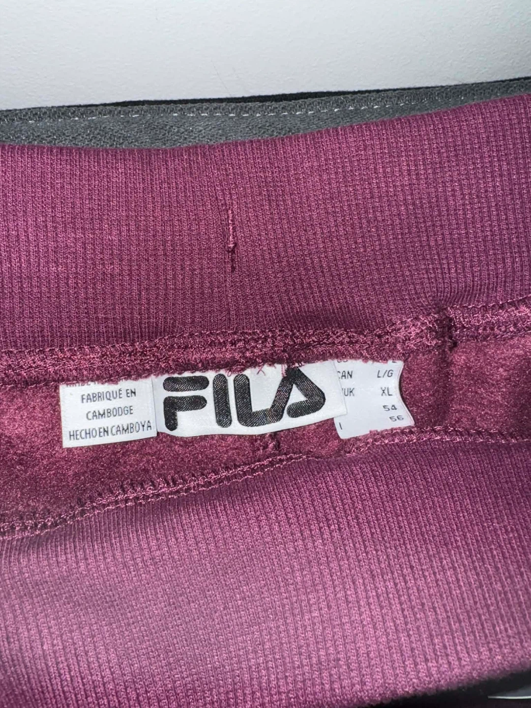 Fila Sweatpants Burgundy L/G - photo 2