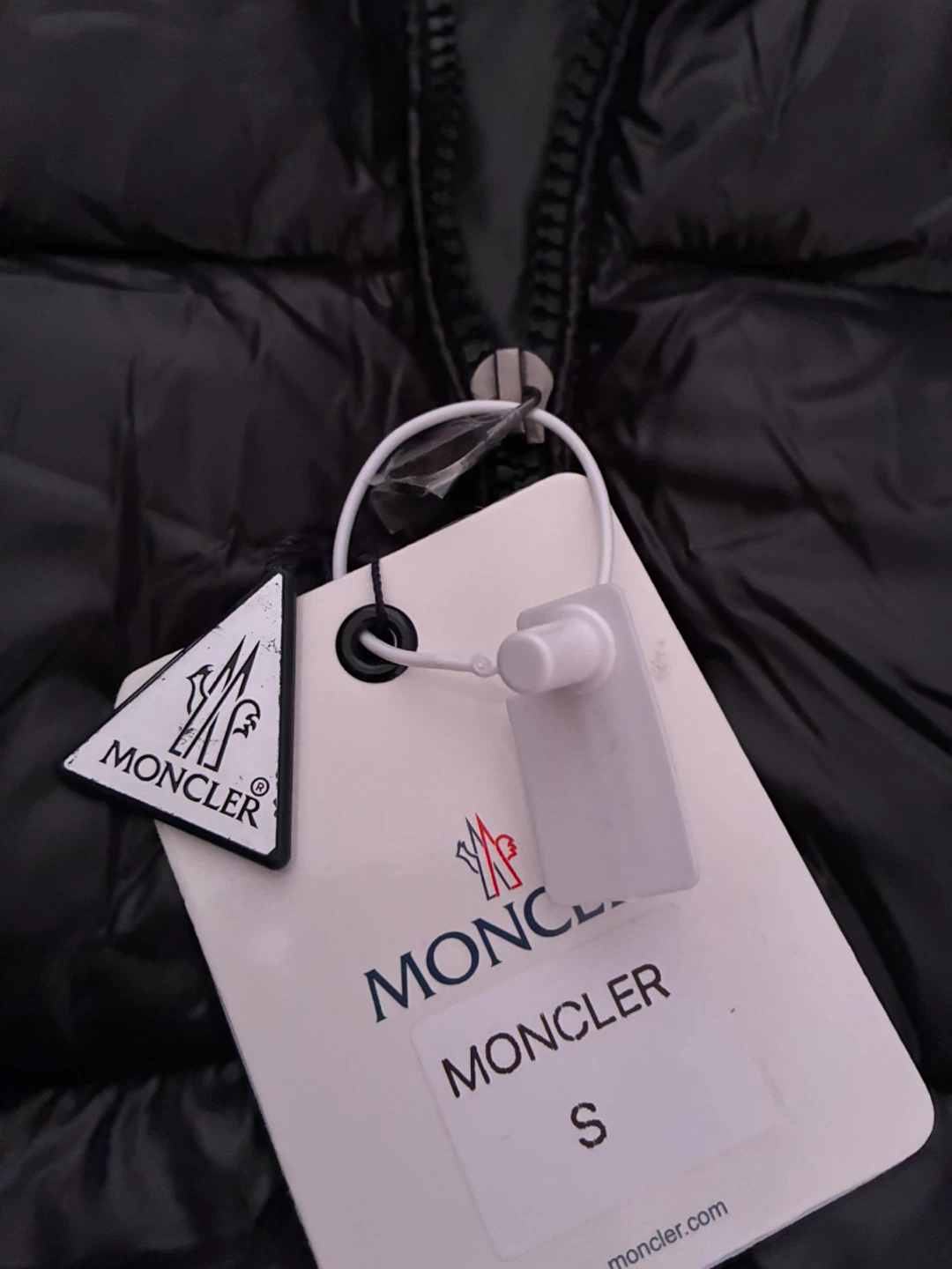 Moncler Black Puffer Vest - Size S - photo 3