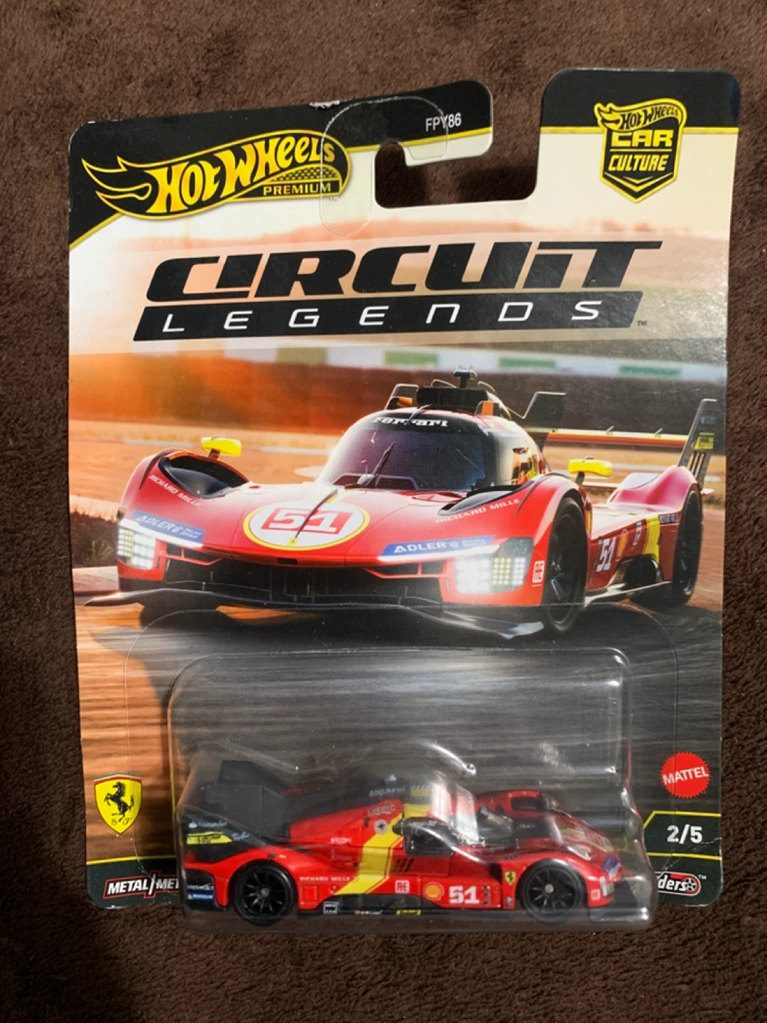 Hot Wheels Premium 2025 Car Culture Circuit Legends Ferrari 499P
