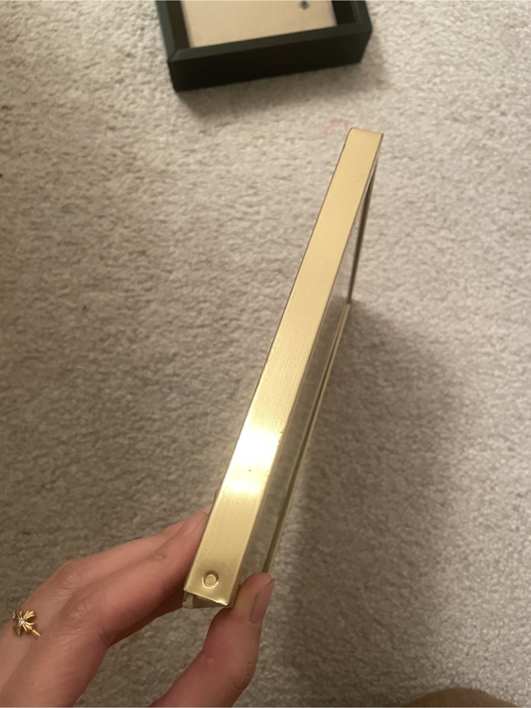 Gold Tone Metal Picture Frame - photo 2