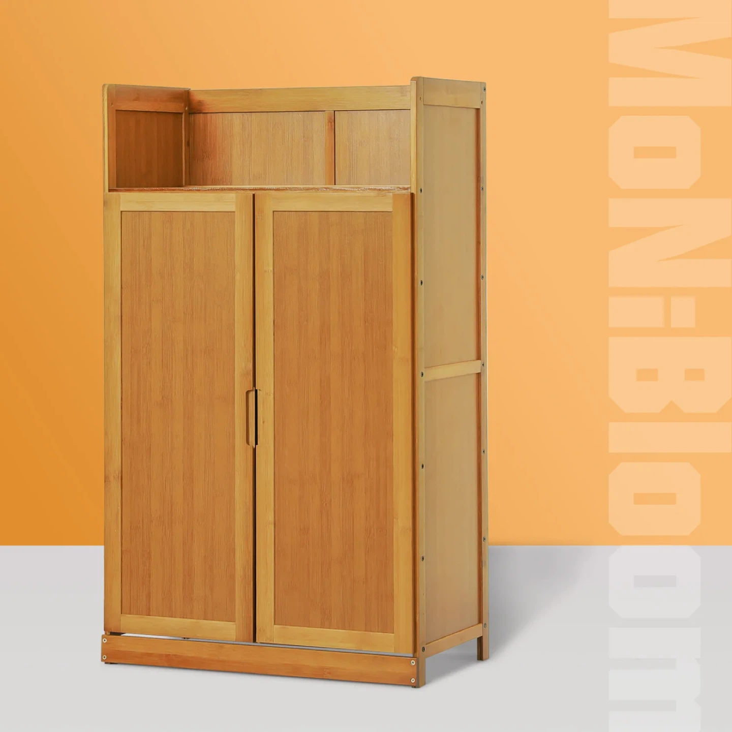 Bamboo Shoe Rack Cabinet - photo 3