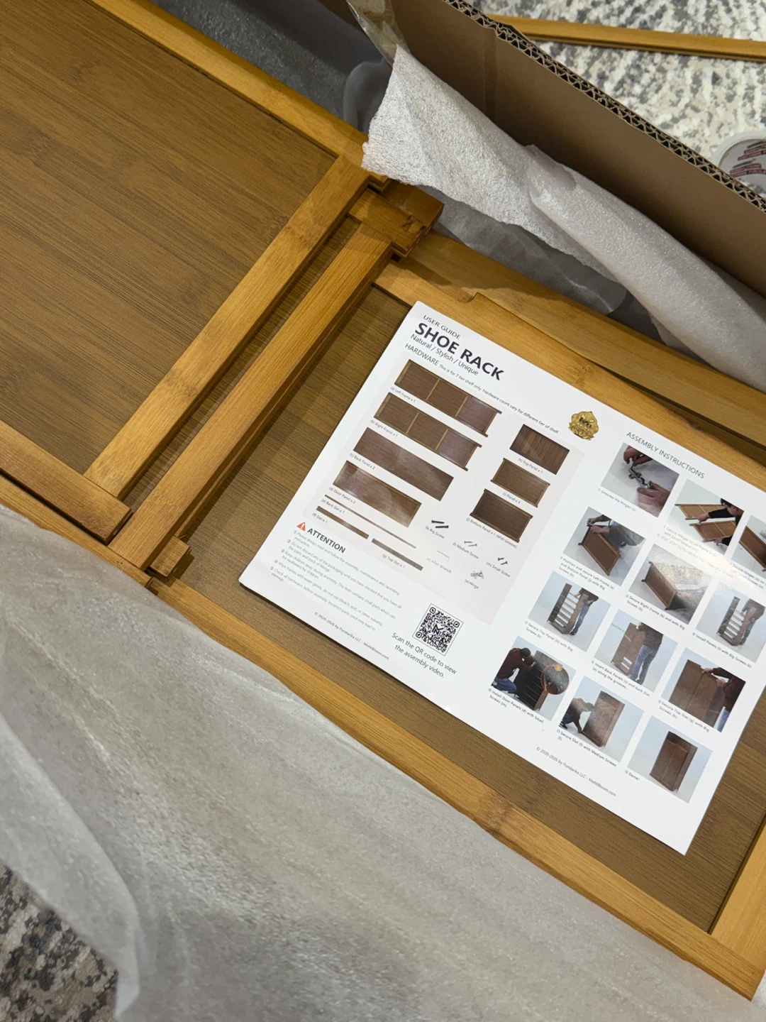 Bamboo Shoe Rack Cabinet - photo 5