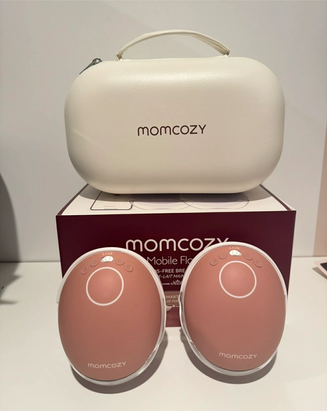 Momcozy Wearable Breast Pumps - Pink - photo 2