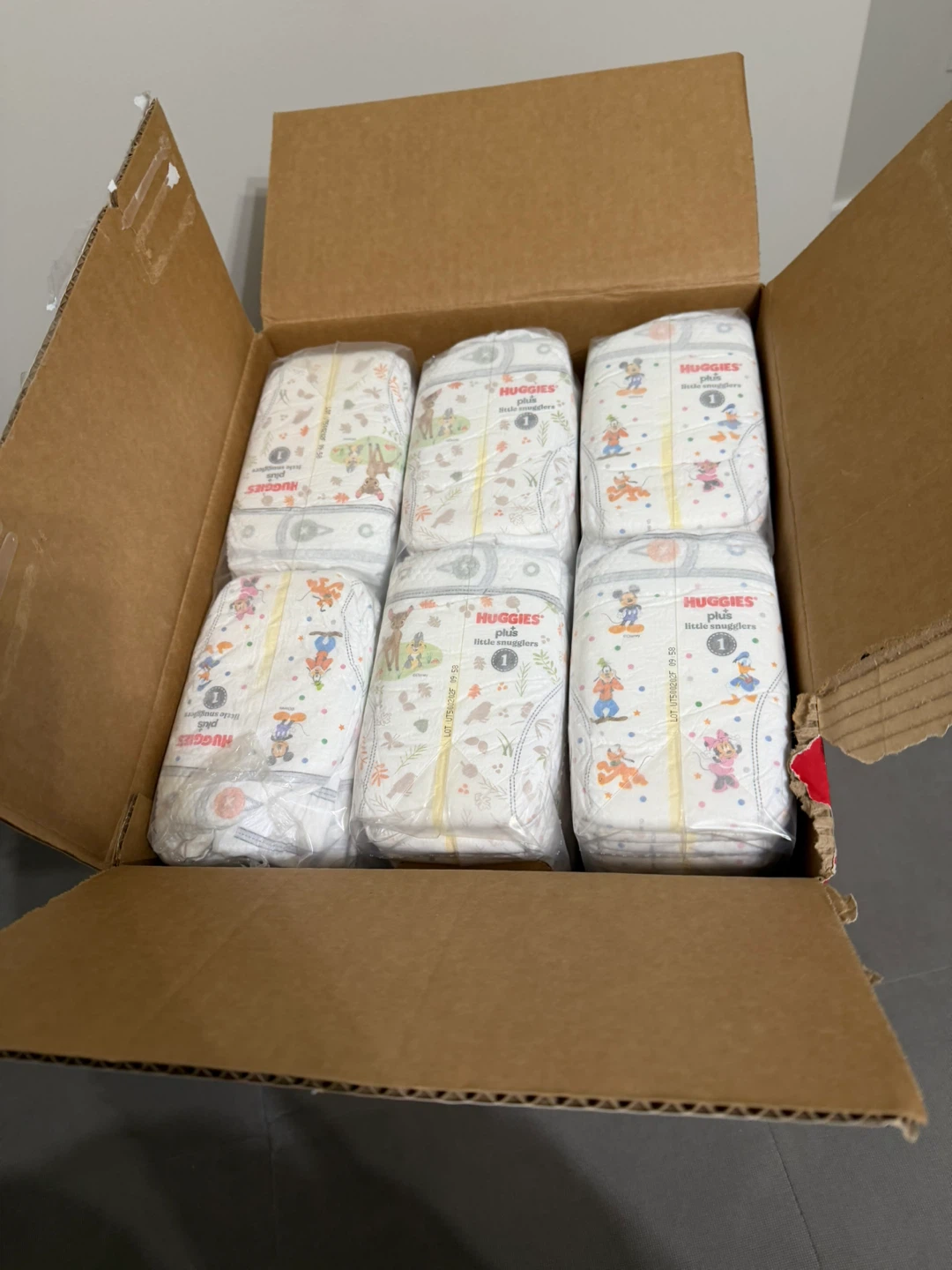 Huggies Plus Little Snugglers Diapers - Size 1 (192 ct) - photo 2