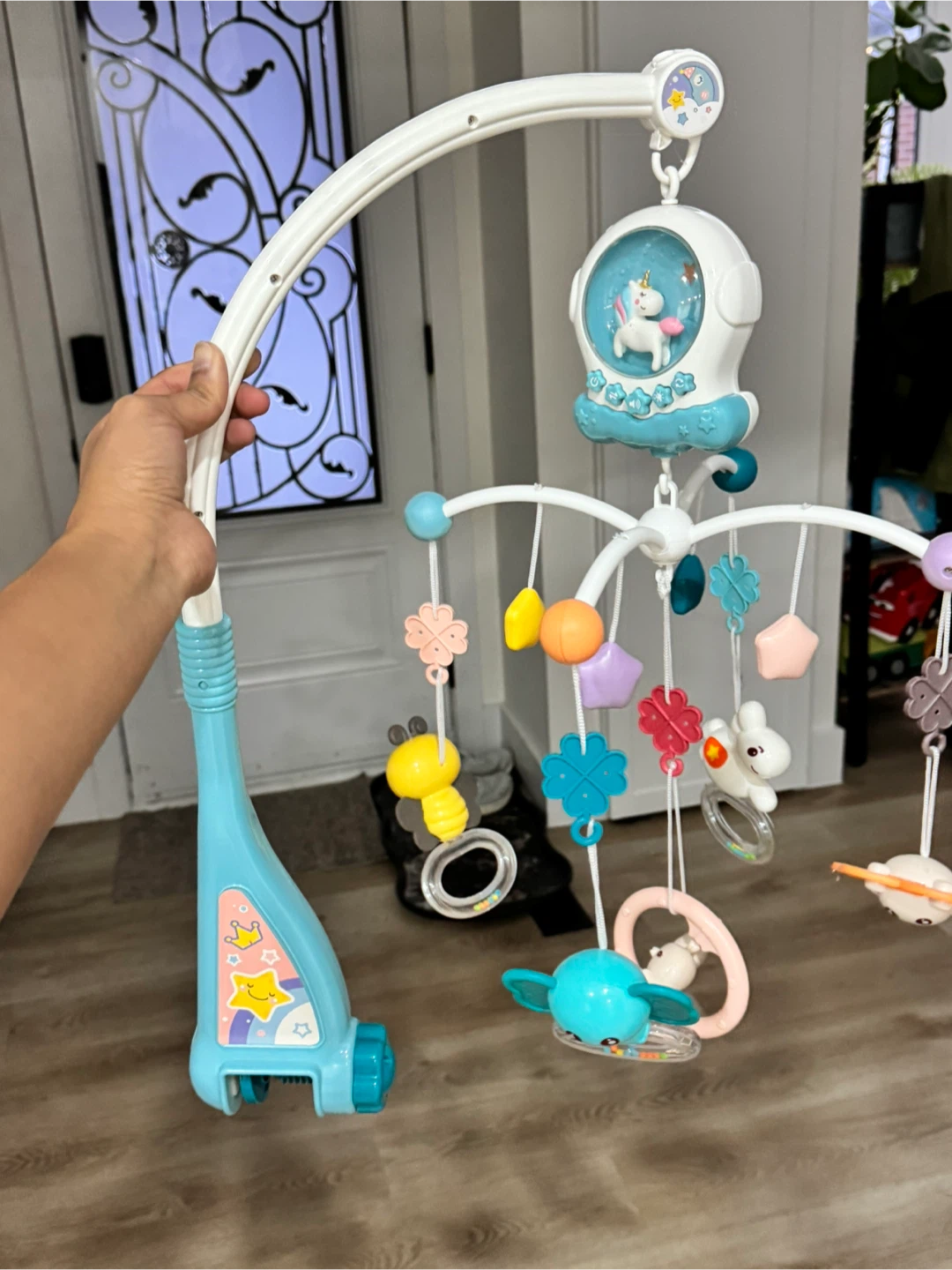 Baby Crib Mobile with Unicorn