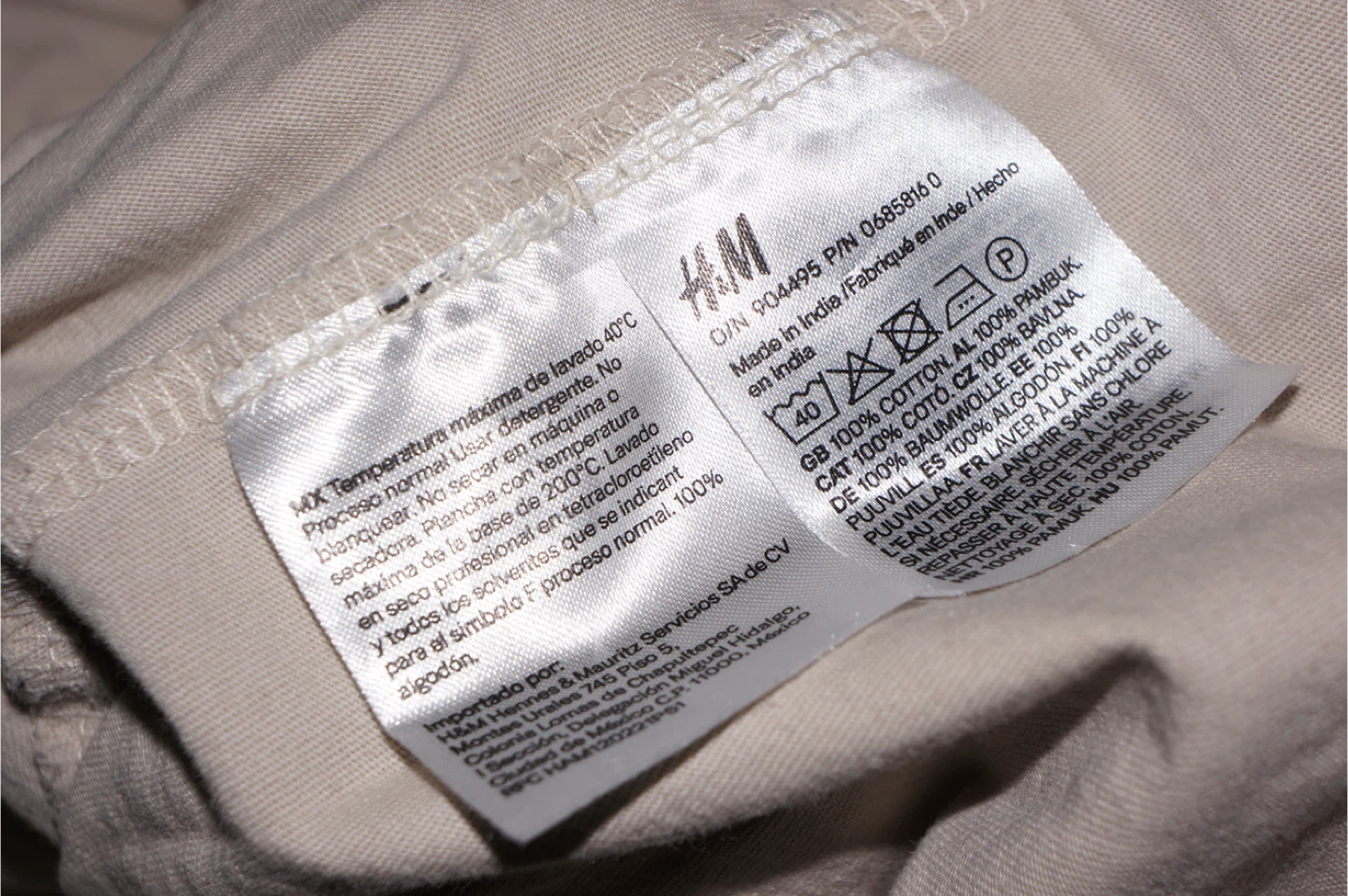 H&M Regular Fit T-Shirt - XL - Beige - photo 5