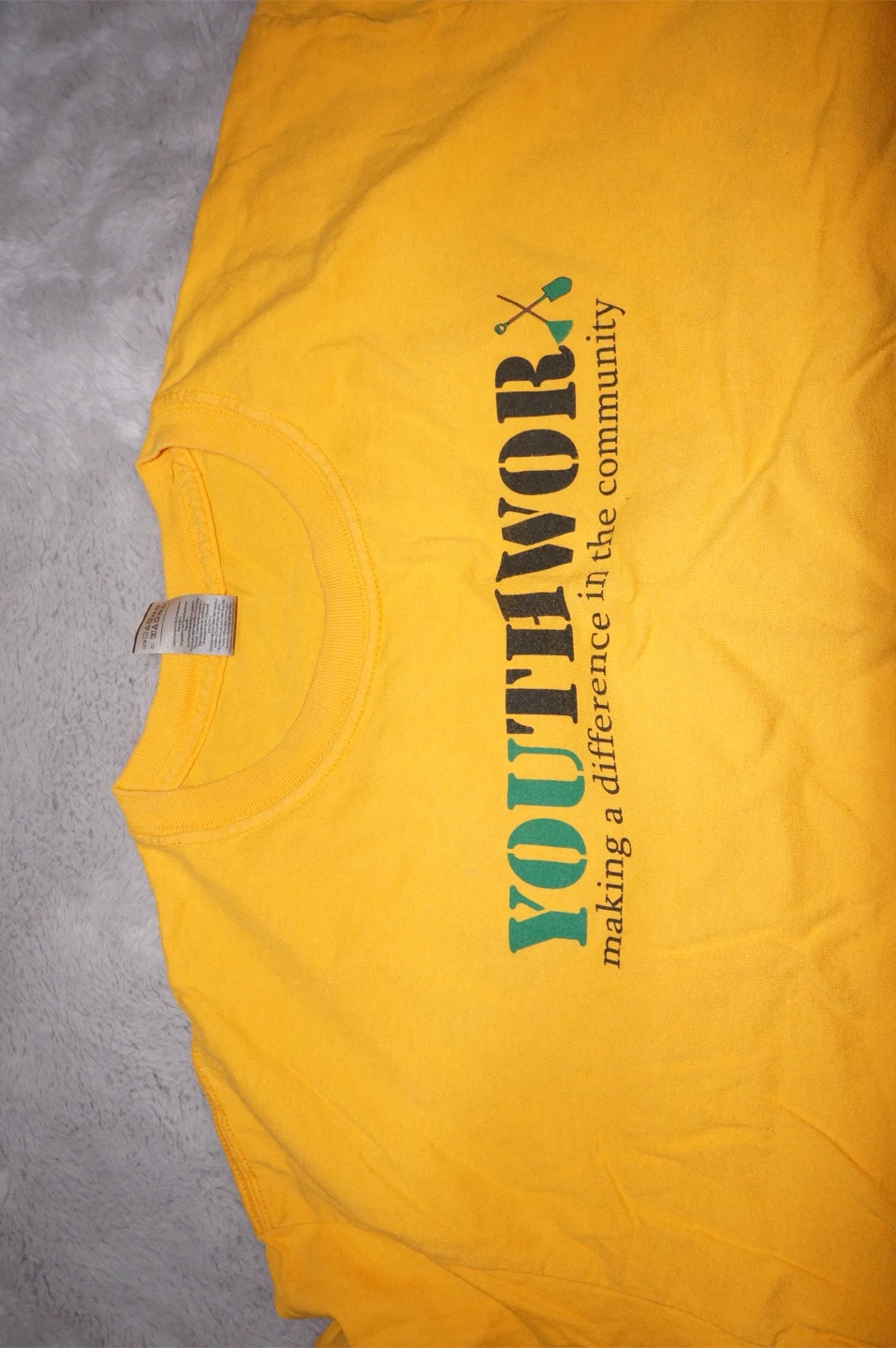 Gildan Youthworx T-Shirt - Yellow - photo 2