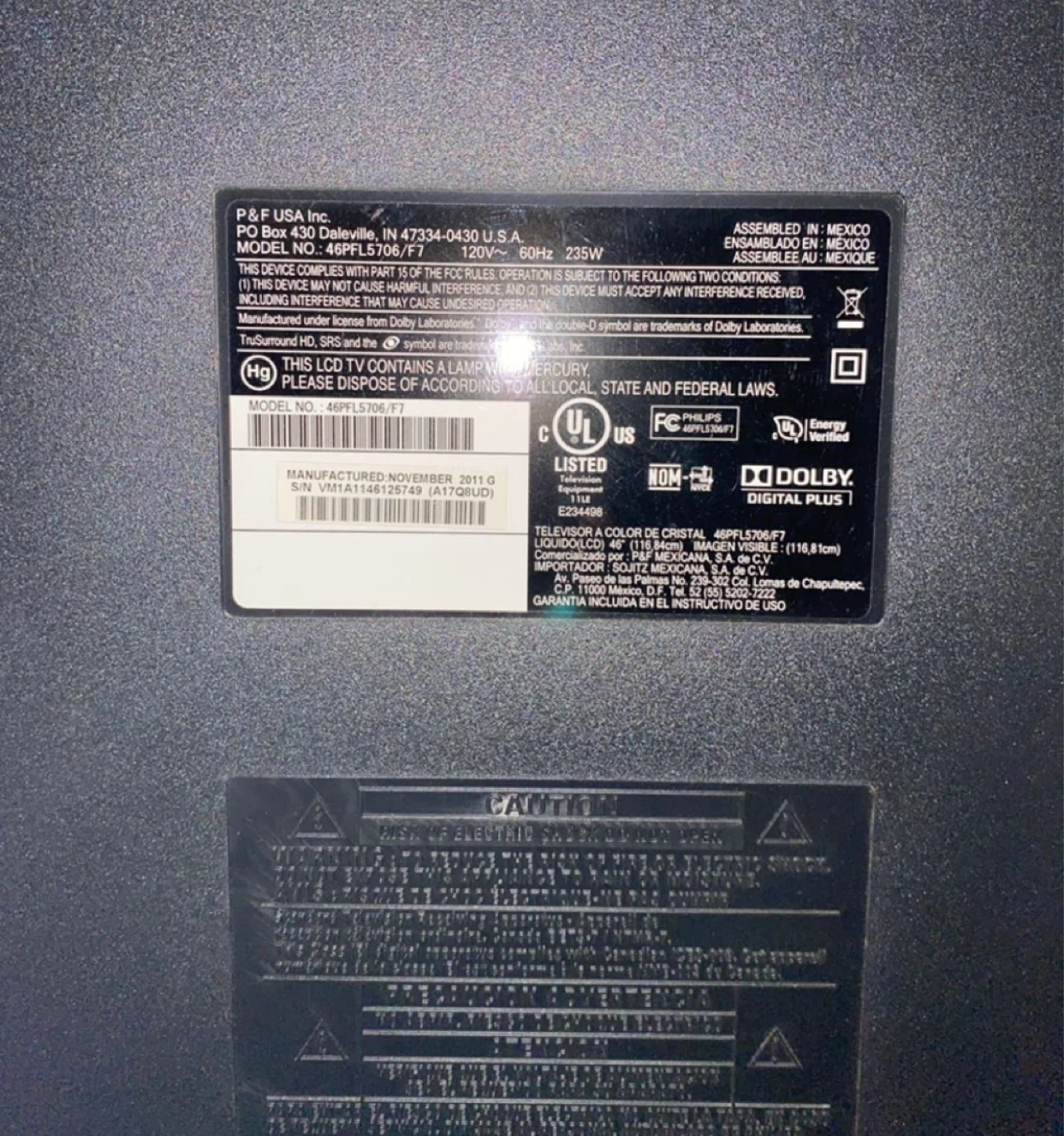 Philips 55” LCD TV - photo 4