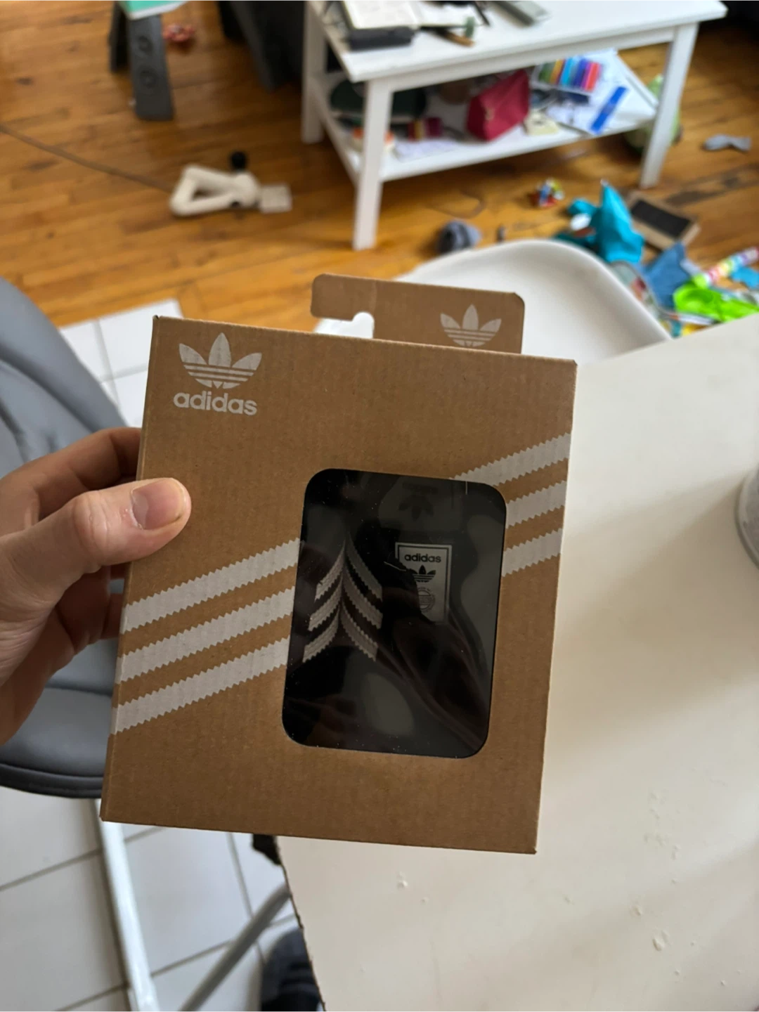 Adidas Gazelle Crib Shoes - Black/White - photo 2