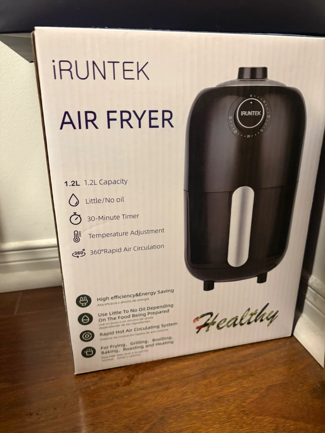 NEW - iRUNTEK Air Fryer 1.2L