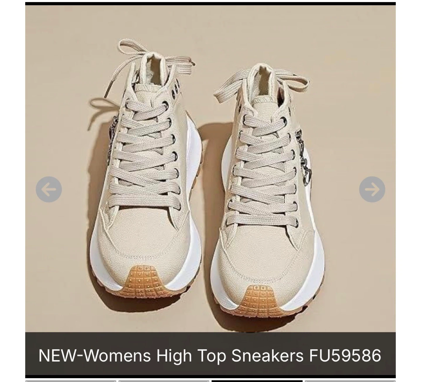 Women's High Top Sneakers - photo 3