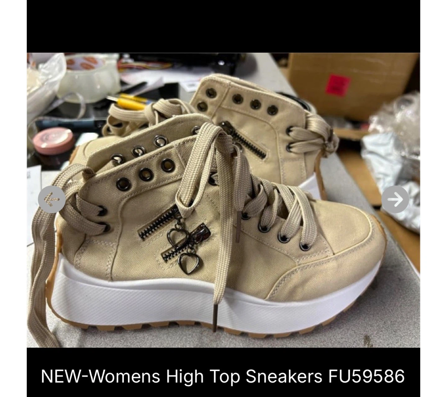 Women's High Top Sneakers - photo 4