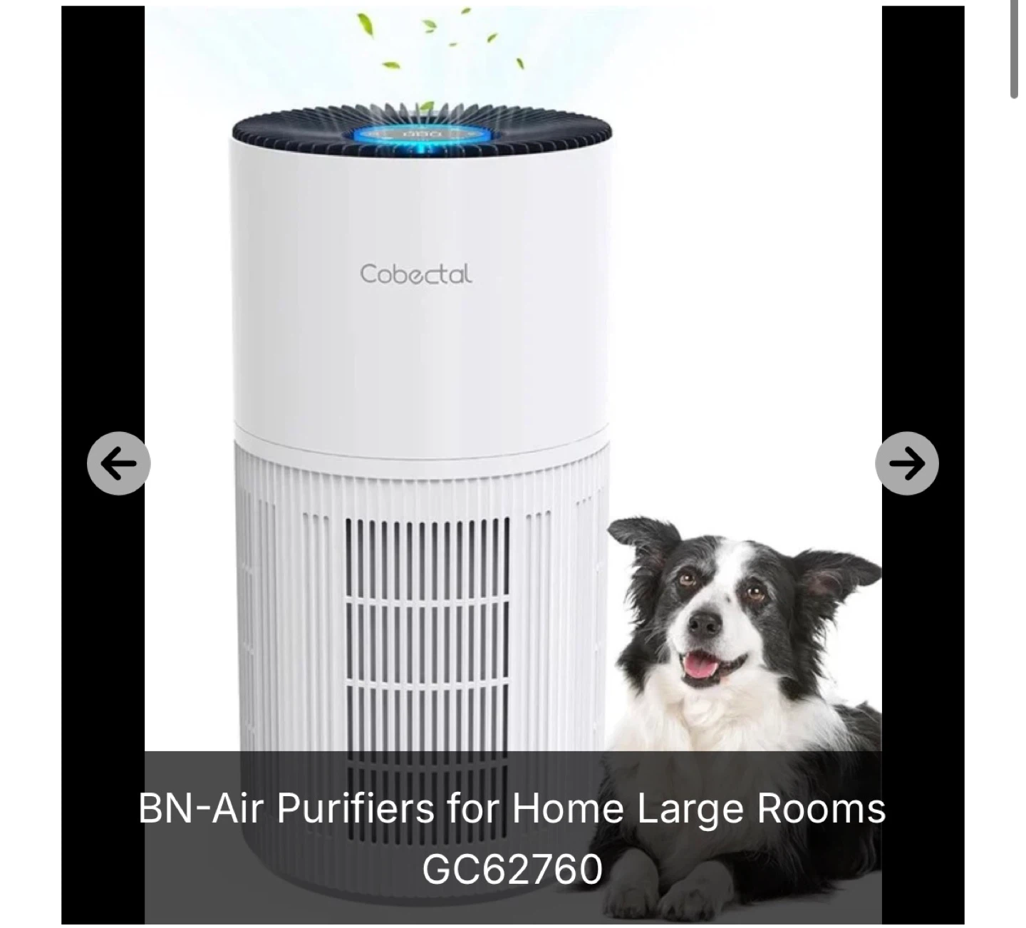 Cobrectal Air Purifier GC62760 for Home Large Rooms