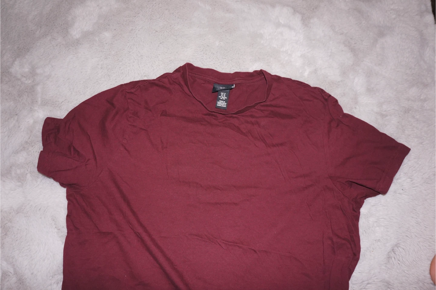 H&M Burgundy Regular Fit T-Shirt - XL - photo 2