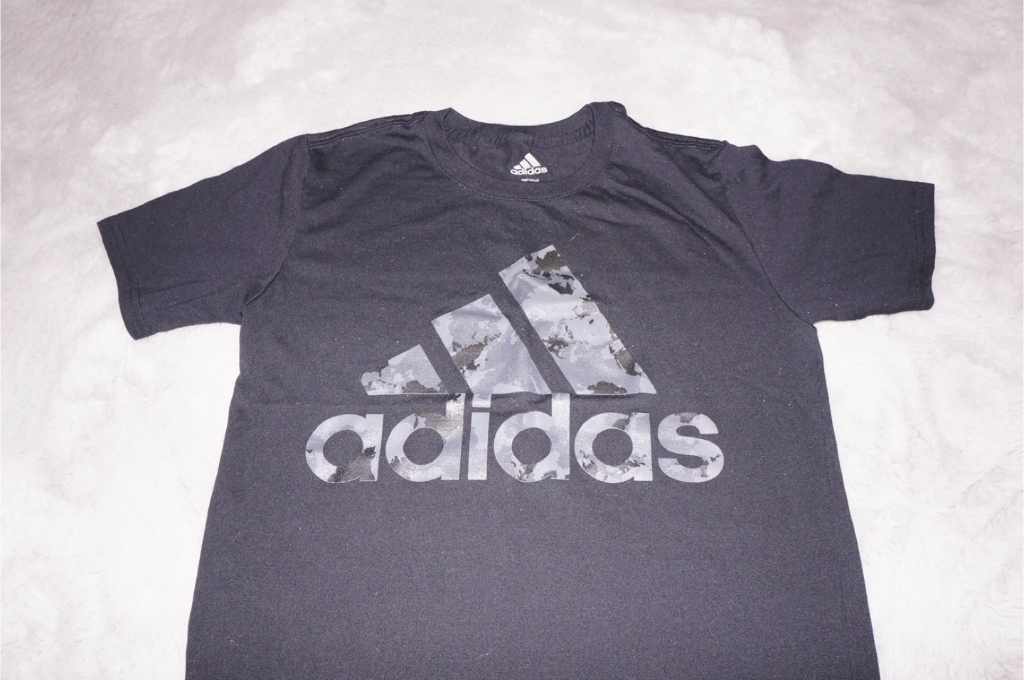 Adidas Black Graphic T-Shirt Size S/P