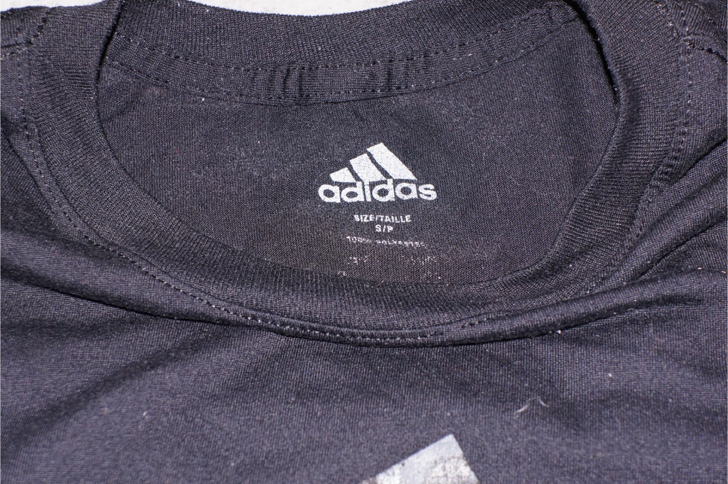 Adidas Black Graphic T-Shirt Size S/P - photo 3