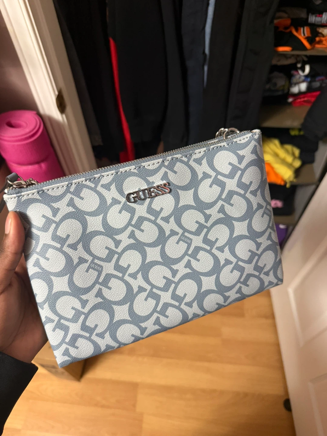 Light Blue Guess Purse