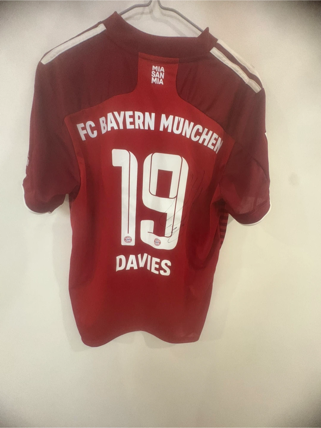Fc Bayern Munich authentic Alphonso Davies signed jersey - photo 2