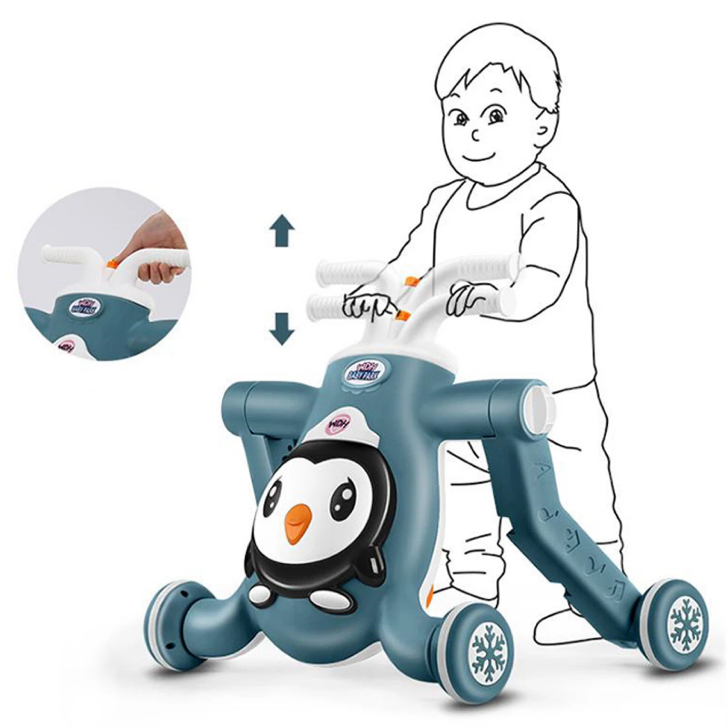 MDH Baby Park Penguin 3 in 1 Walker - photo 3
