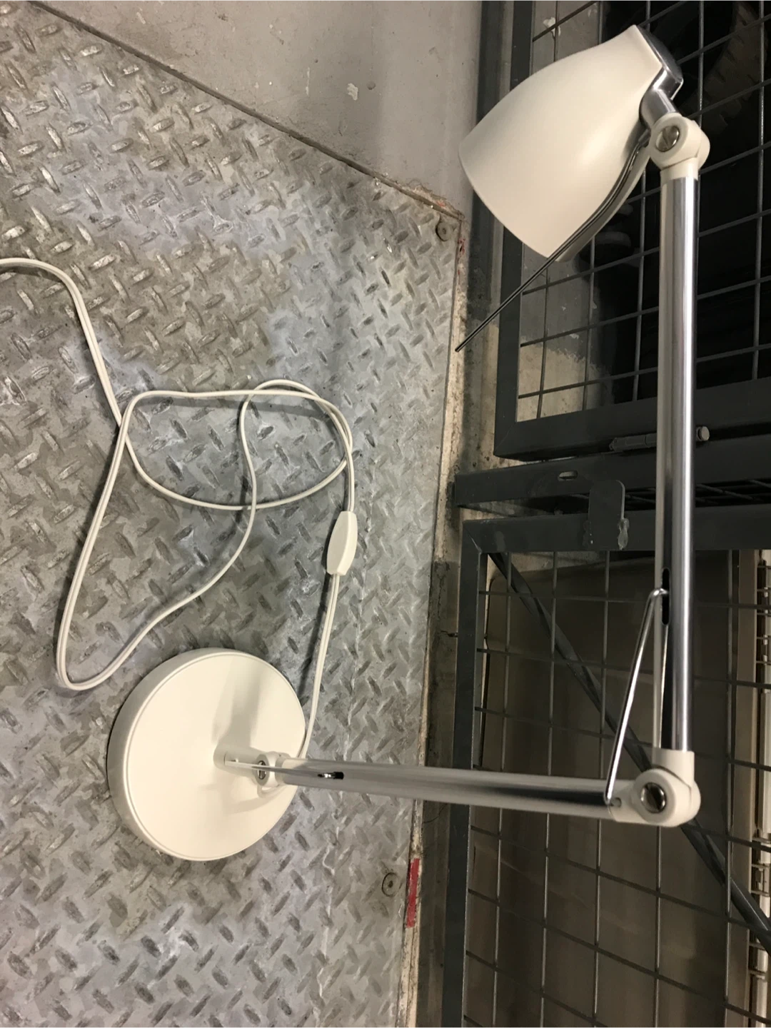 White Adjustable Desk Lamp